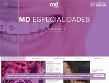 Tablet Screenshot of mdclinica.com